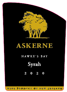 Askerne Syrah 2020 - Wines of NZ