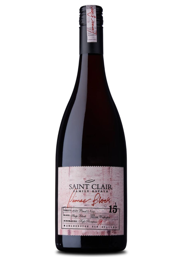 Saint Clair Pioneer Block 15 Strip Block Pinot Noir 2022