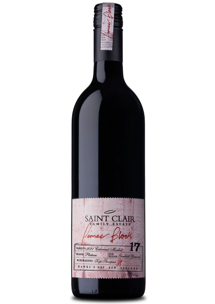 Saint Clair Pioneer Block 17 Plateau Cabernet Merlot 2021