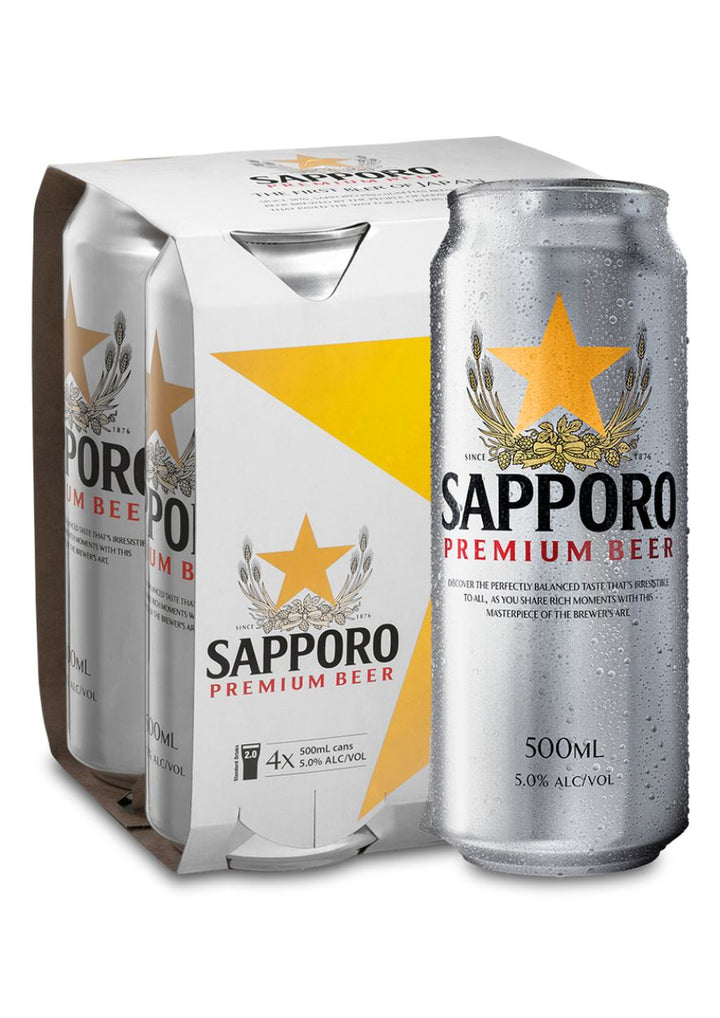 Sapporo	Premium Beer 500ml Cans