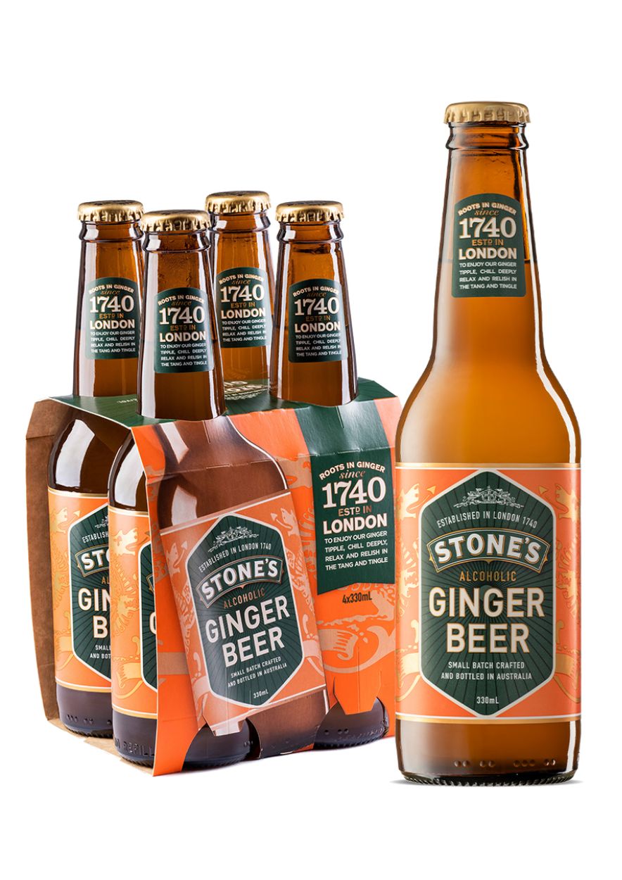 Stone's Hinger Beer 4% 330ml Bottles